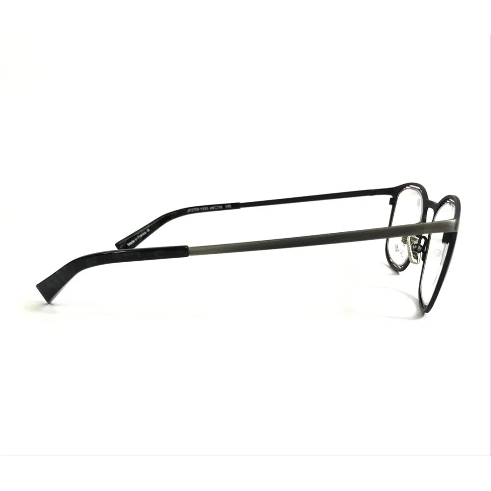 JF Rey Eyeglasses Frames JF2709 1330 Antique Silver Red Square 49-19-145